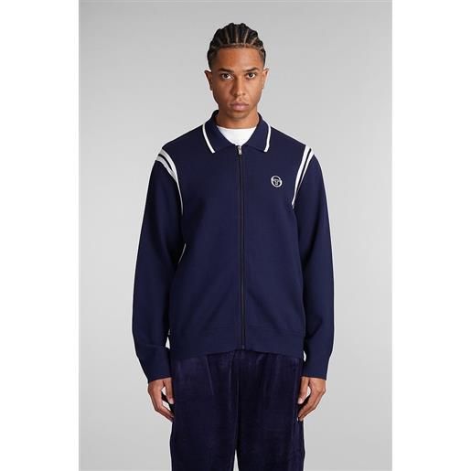 Sergio Tacchini felpa in viscosa blu