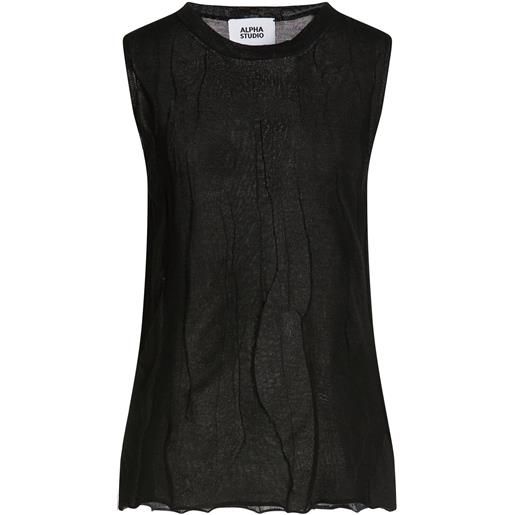 ALPHA STUDIO - maglia gilet