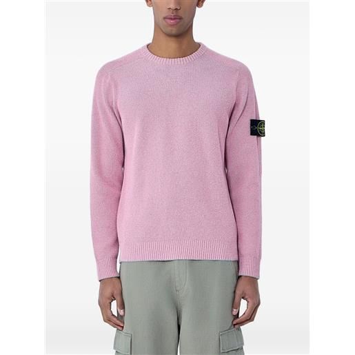 Stone Island maglione a coste - rosa