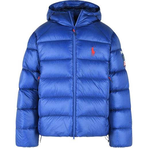 Polo Ralph Lauren giacca the hawthorne flag con coulisse - blu
