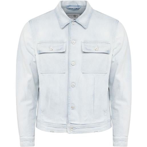 MM6 Maison Margiela giacca denim con bottoni - blu