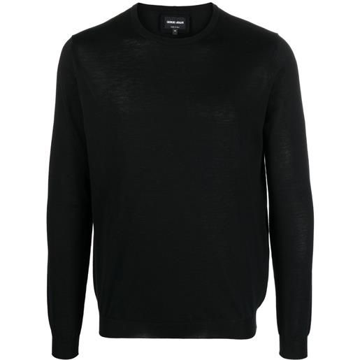 Giorgio Armani felpa girocollo - nero