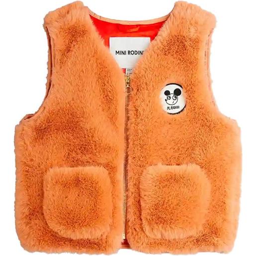 Mini Rodini gilet con zip - rosa
