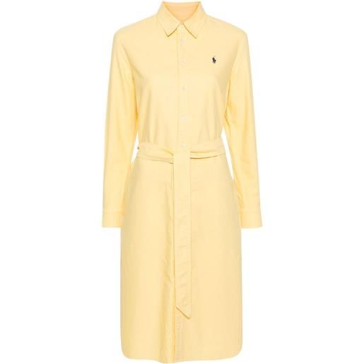 Polo Ralph Lauren camicia con ricamo pony - giallo