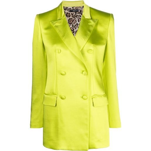 Philipp Plein blazer doppiopetto - giallo