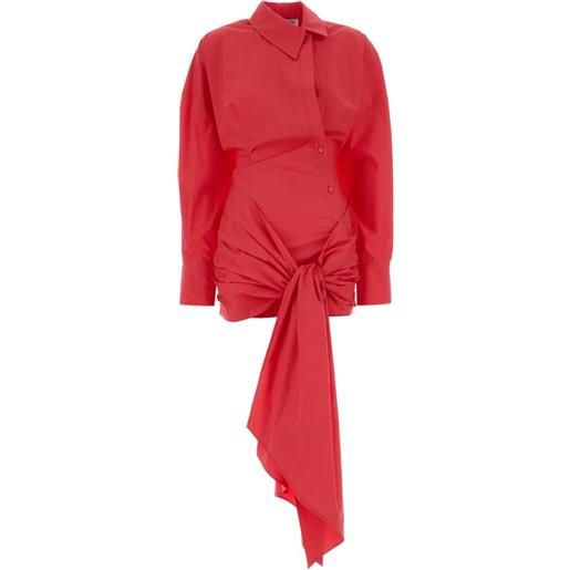 The Attico chemisier a maniche lunghe - rosso