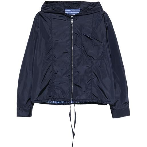 CUANTICO giacca con cappuccio - blu
