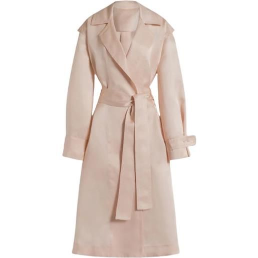 Alberta Ferretti trench con polsini regolabili - rosa