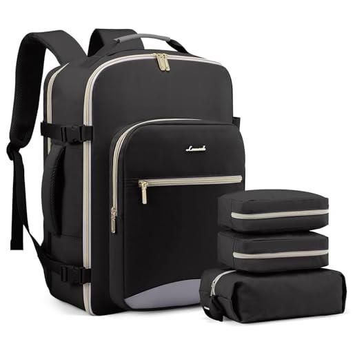 Zaino Da Viaggio Multifunzionale Con Porta USB, Impermeabile, Per PC Fino A 16", Bagaglio A Mano Aereo - Adatto Per Ryanair, Easyjet, Wizz Air - Uomo/Donna