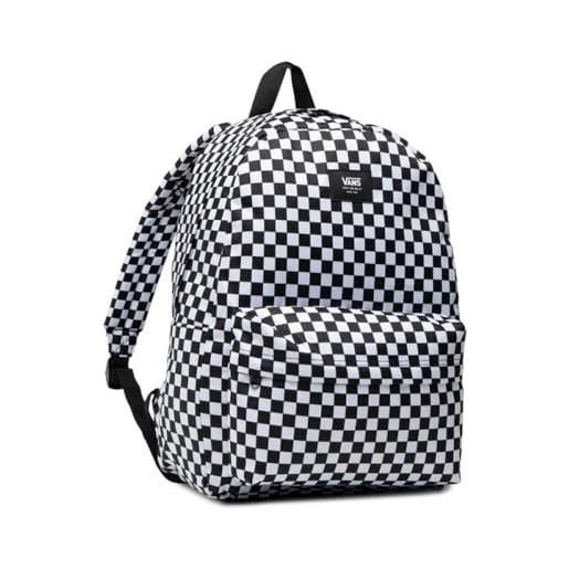 Vans zaino vn000j3ky281 old skool grom scacchi bianco nero bianco nero scacchi/tu