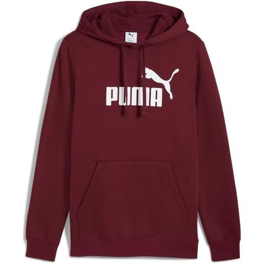 Puma felpa essential n. 1 logo ruby shimmer da uomo