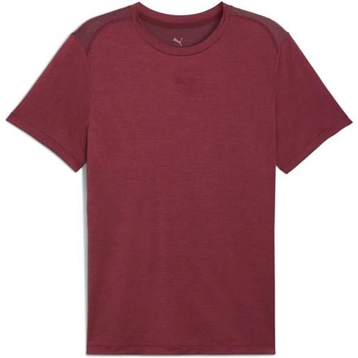 Puma t-shirt cloudspun ruby shimmer heaher da uomo