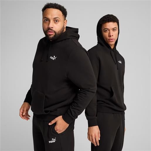 Puma felpa ess n. 1 small logo nera da uomo