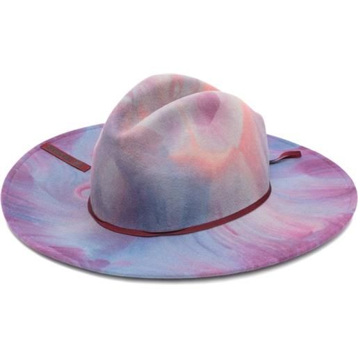 Borsalino cappello con fantasia tie dye - viola