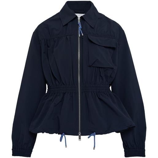 3.1 Phillip Lim giacca con vita elasticizzata - blu