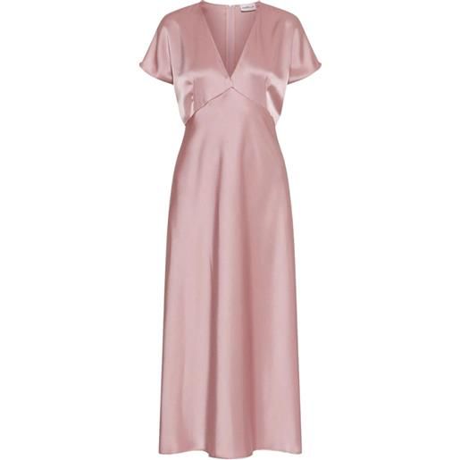 Marella abito falange in raso - rosa