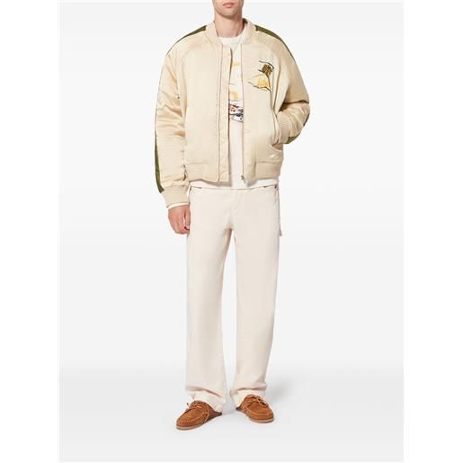 MARANT giacca wes con ricamo - toni neutri