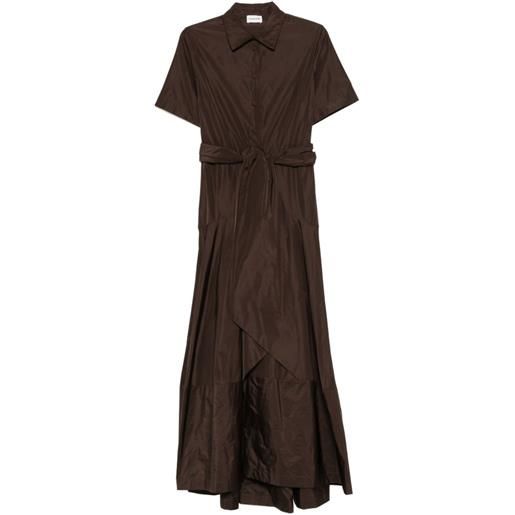 P.A.R.O.S.H. abito lungo a strati - marrone