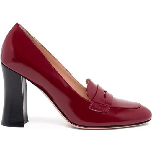 Bally mocassini saule in pelle - rosso