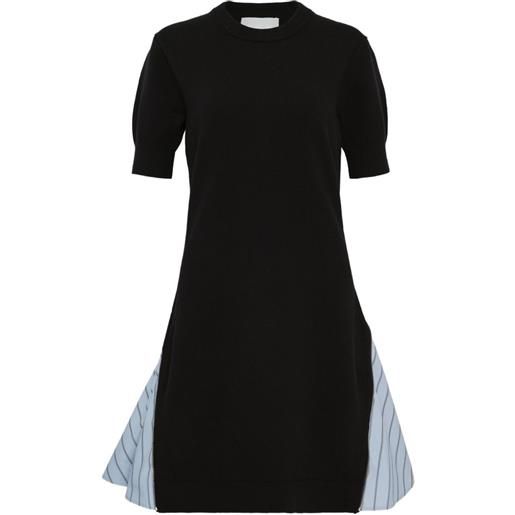 3.1 Phillip Lim abito corto a maniche corte - nero