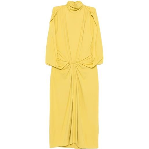 Esse Studios abito solina con mantella - giallo