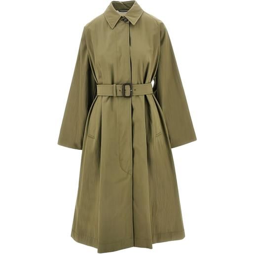 Weekend Max Mara trench con cintura - verde