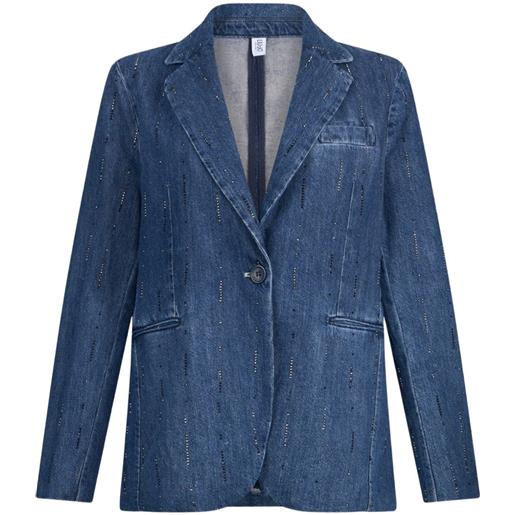LIU JO blazer con scollo a v - blu