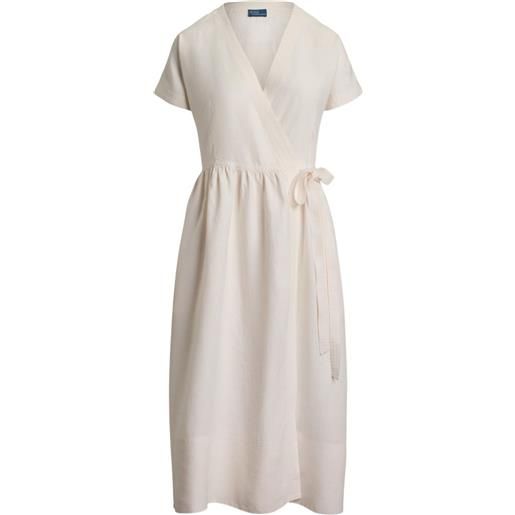 Polo Ralph Lauren abito midi - bianco
