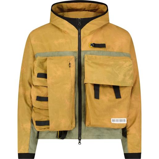 Mostly Heard Rarely Seen giacca con cappuccio e tasche - giallo