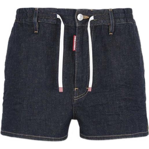 DSQUARED2 shorts con coulisse - blu