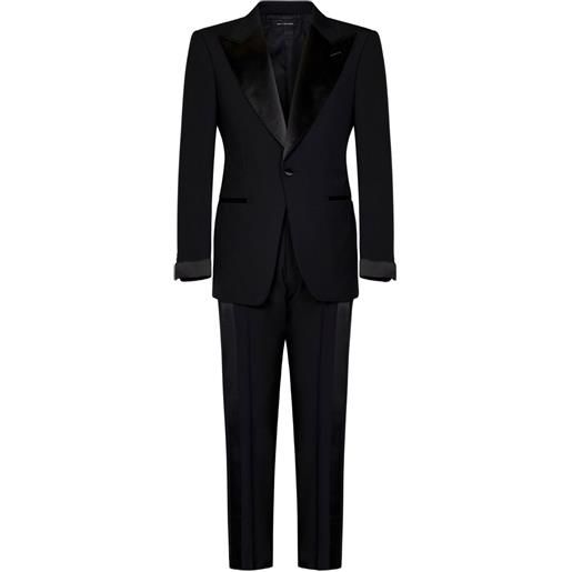 TOM FORD completo monopetto in lana - nero