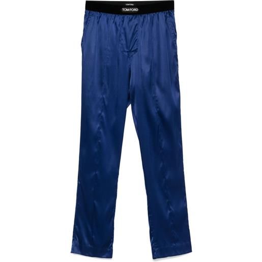 TOM FORD pantaloni pigiama - blu