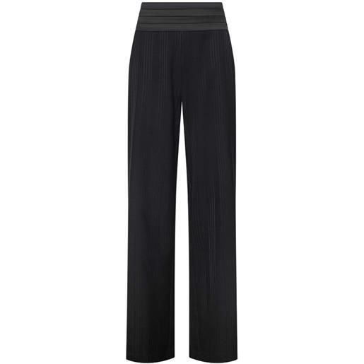L'Agence pantaloni minerva cummerbund - nero