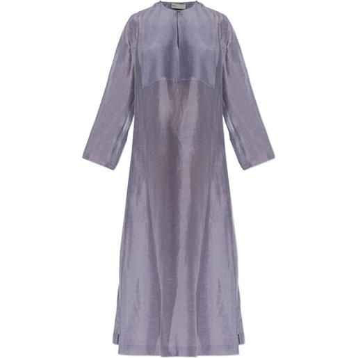 Tory Burch abito plissettato - viola