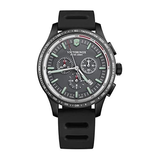 Victorinox INOX V242023.1 - RELOJ Analógico Auticú Para Hombre Con Correa De Caucho