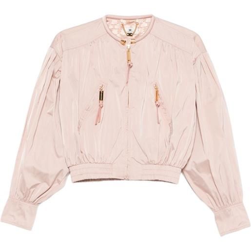 Elisabetta Franchi giacca con zip - rosa