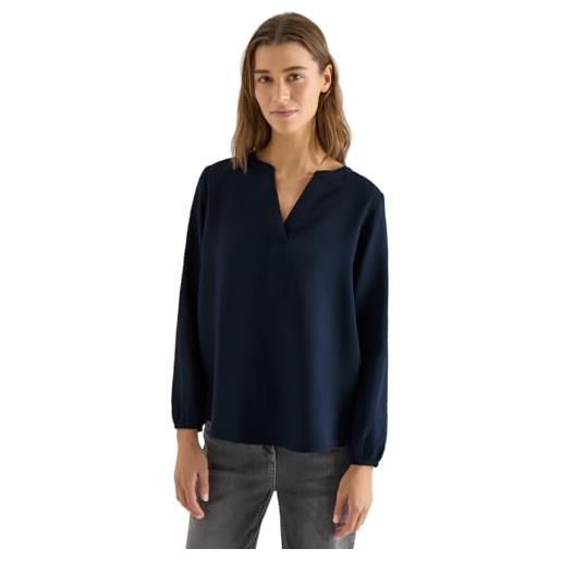 Cecil camicetta in tinta unita universale blue l