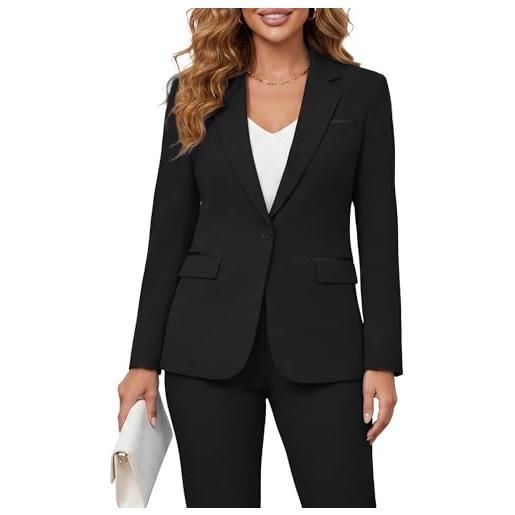 Lacoac Donna Notch Risvolto Smoking Blazer Business