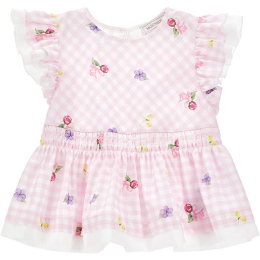 Monnalisa blusa con stampa floreale