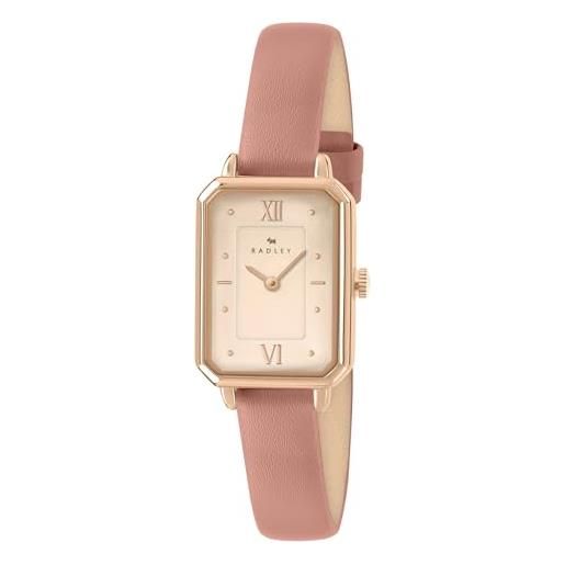 Radley Donna Analogico Orologio Al Quarzo con Crema Cinturino