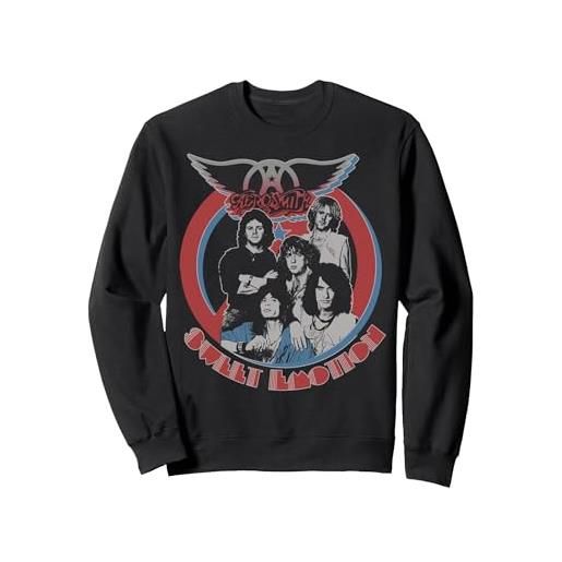 Aerosmith - emozione felpa, unisex per adulti, nero, l