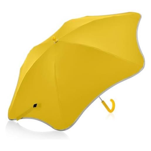 ODAWA ombrello per bambini cromato giallo ombrelli per pioggia, antivento protezione uv classic stick ombrelli