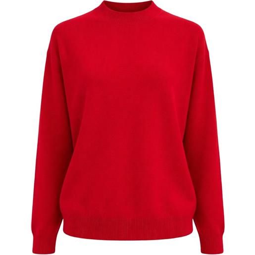 Tibi maglione anna in lana merino - rosso