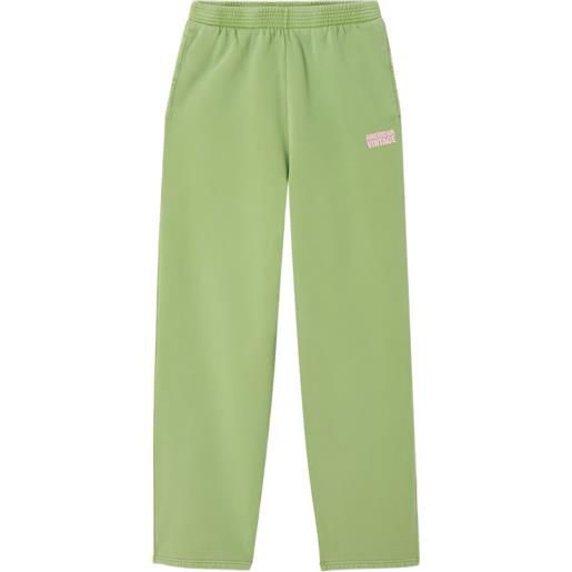 American Vintage pantaloni elasticizzati - verde