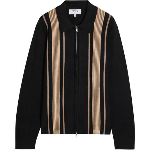 Wax London cardigan lennox - nero