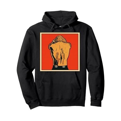 Plaza merch by Artistmerch.it capo ferite felpa con cappuccio, unisex per adulti, grigio scuro, l