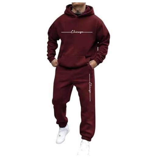 Pantaloni Da Tuta Uomo Con Orlo Aperto - Tinta Unita In Pile - Per Corsa, Jogging, Yoga, Sport - Tasche Con Cerniera - Taglie Forti S-3XL - 2
