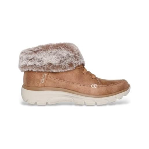 CUSHIONAIRE Stivaletti Eleganti Da Donna Con Plateau E Tacco Largo - Tomaia In Pelle Vegana, Memory Foam, Cerniera, Nero 38 EU