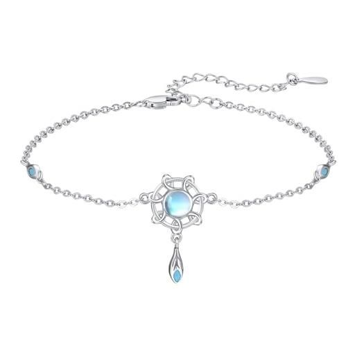 Bracciale in macramè, simbolo Om | Gemme Schreier, pietre curative e