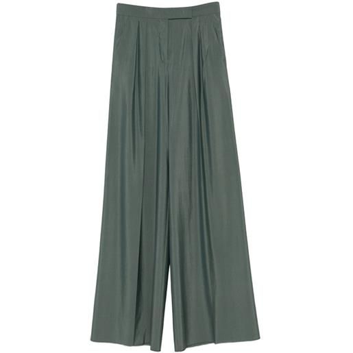 Max Mara pantaloni mxmgiallo con tasche - verde